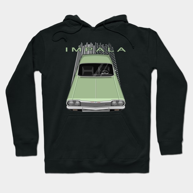 Chevrolet Impala SS 1964 - meadow green Hoodie by V8social